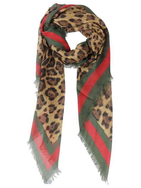 gucci leopard scarf|gucci monogram scarf.